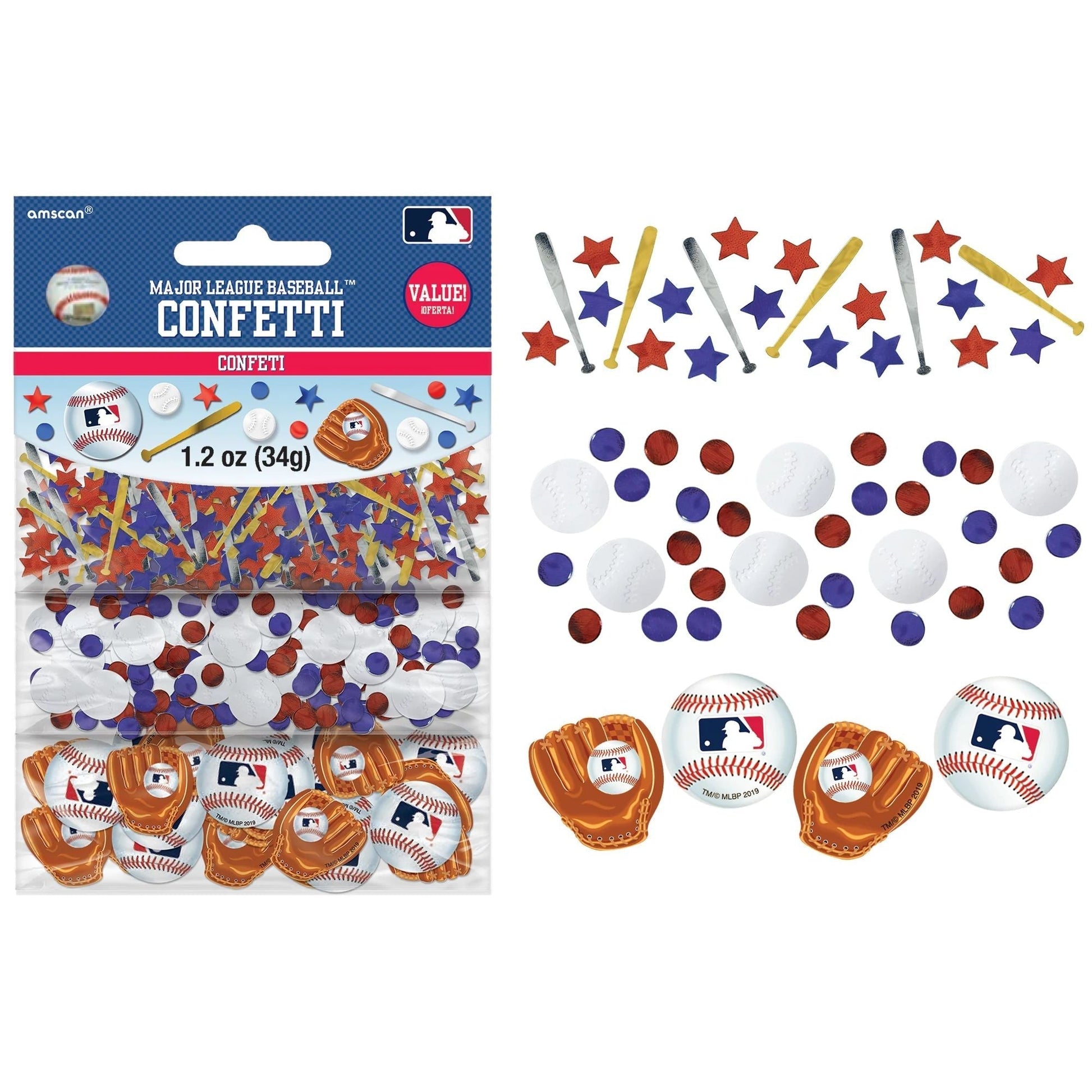 Confetti - MLB Baseball (1.2oz)