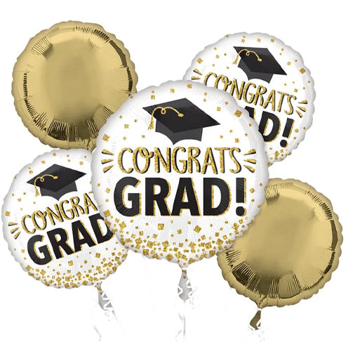 Anagram Congrats Grad! Balloon Bouquet 5pc