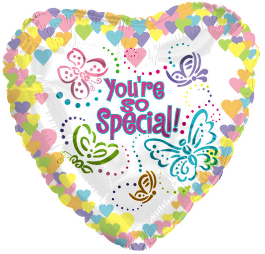 18" You're Special Pastel Butterfly Heart - Conver USA