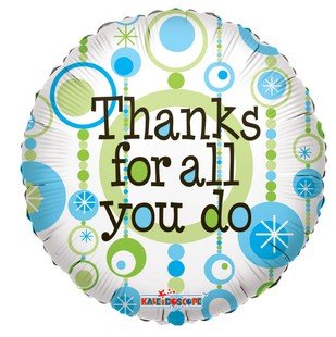 18" Thanks for All You Do Balloon - Conver USA