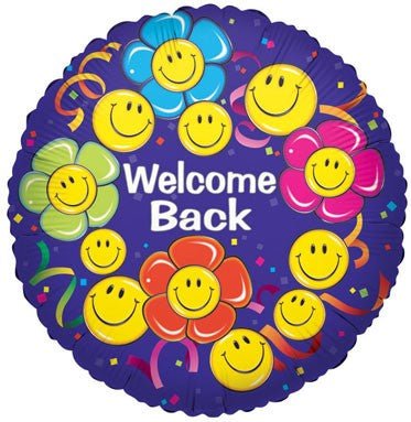 18" Welcome Back Smiley Flowers - Conver USA