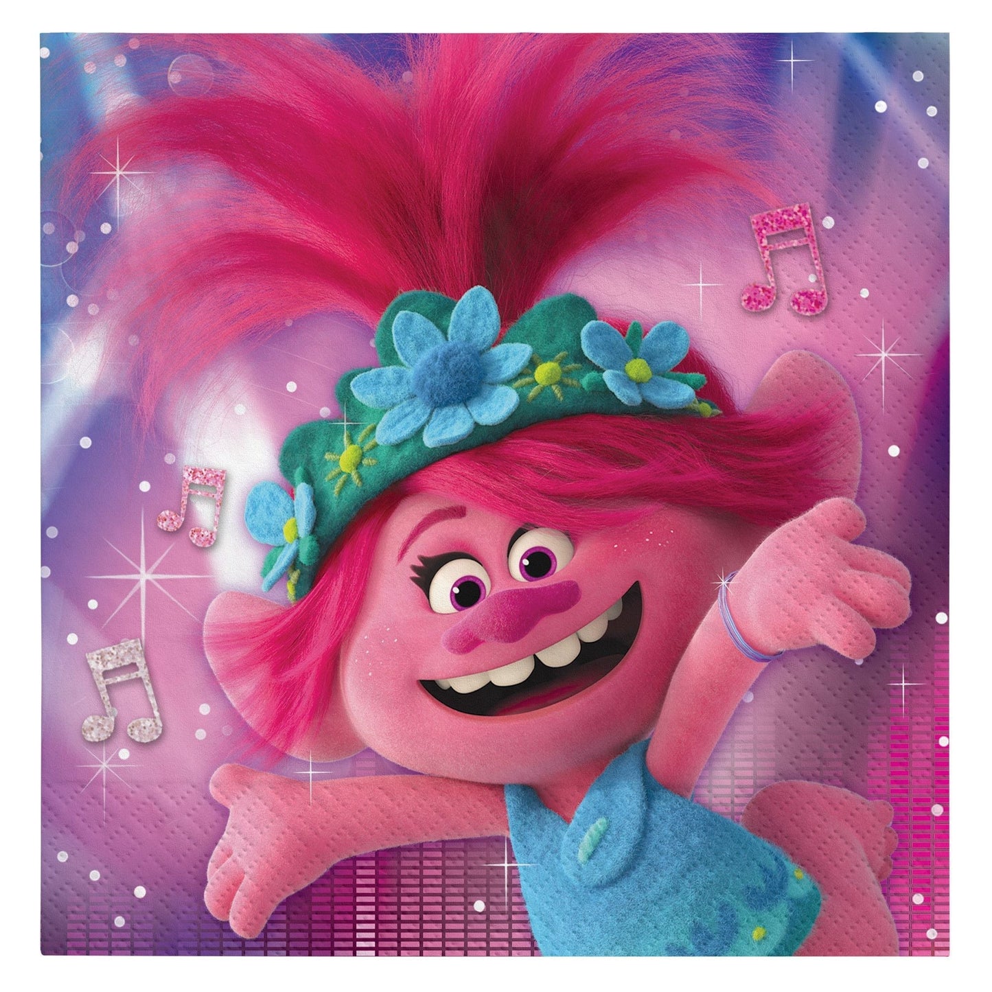 ©Trolls World Tour Luncheon Napkins (16 Count) - Amscan