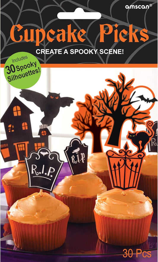 Cupcake Picks - Spooky Scene (30ct)
