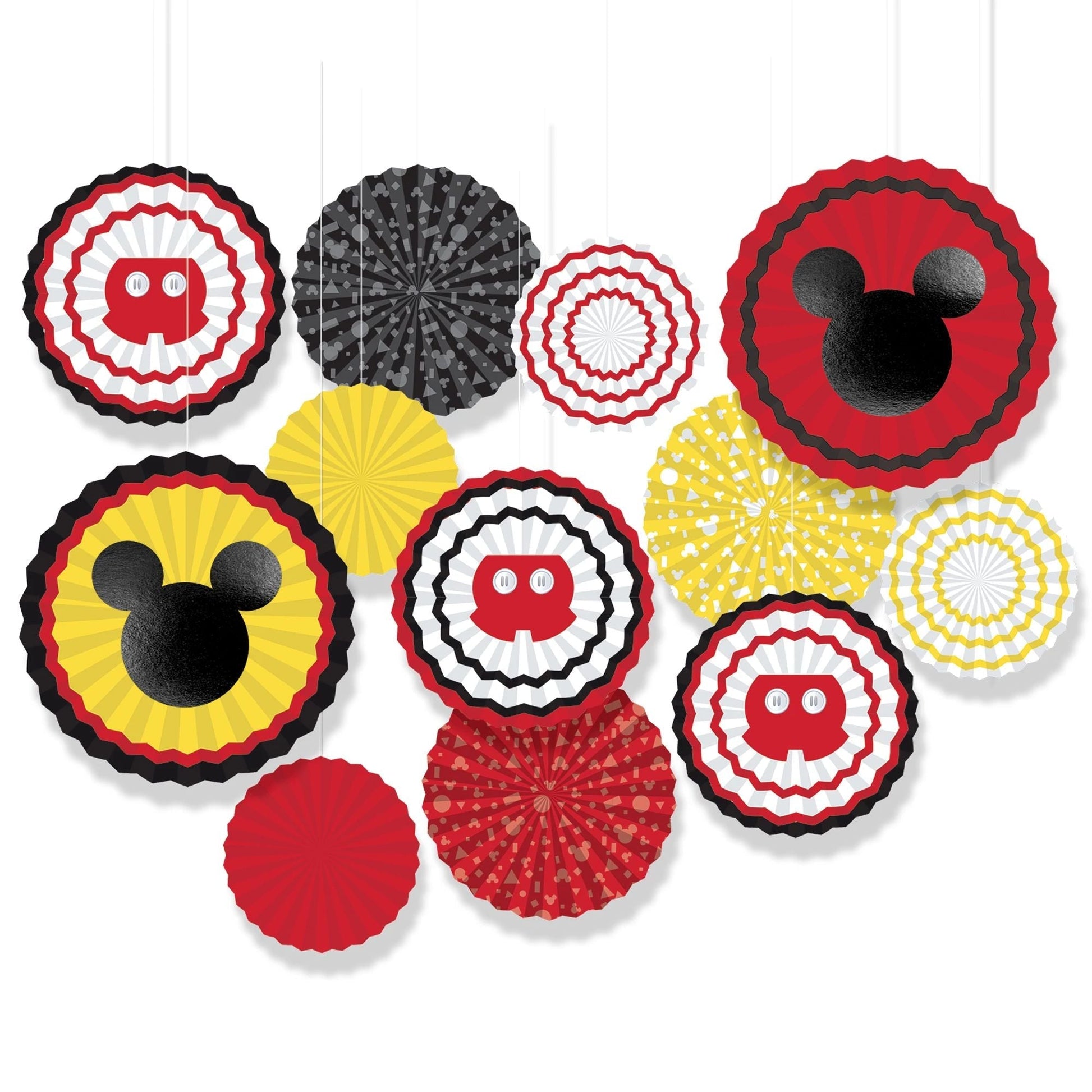 Disney Mickey Mouse Forever Paper Fan Decorating Kit - Amscan
