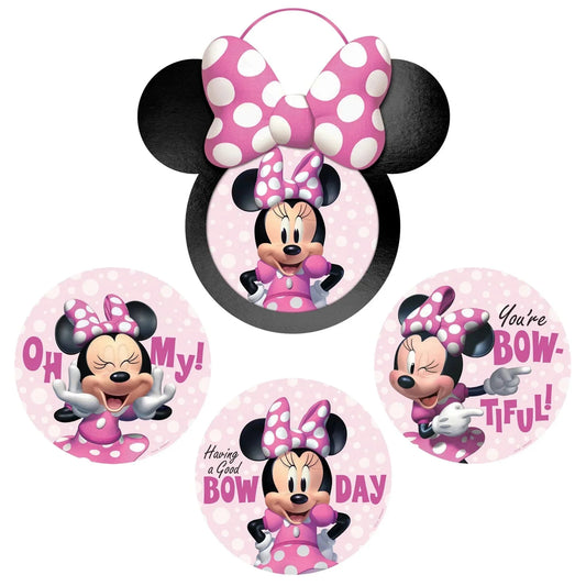Disney Minnie Mouse Wall Cutout Decoration 6ct - Amscan