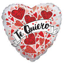 ConverUSA 18" Te Quiero Heart Balloons