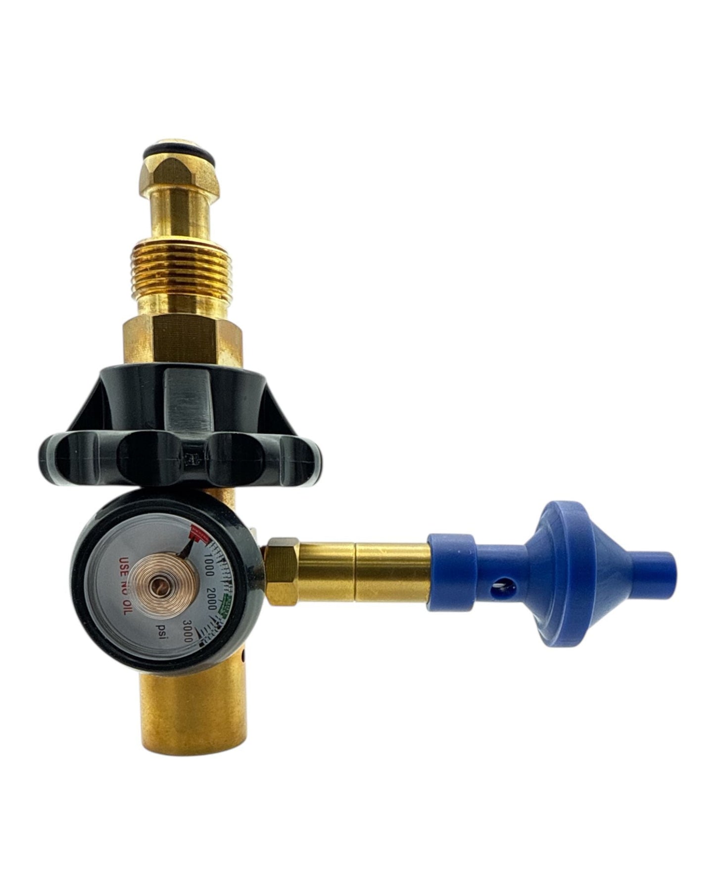 Fast Flow Push Valve - 30% Air 70% Helium Mixer