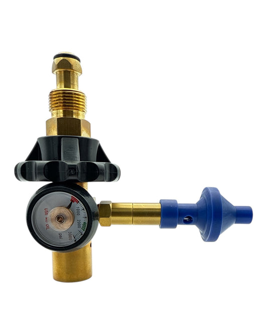 Fast Flow Push Valve - 30% Air 70% Helium Mixer