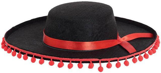 Fiesta Spanish Hat One Size Black 1ct - Amscan