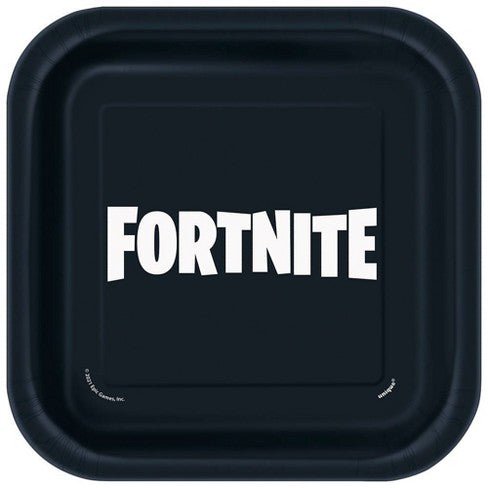 Fortnite 7" Paper Plates 8ct - Unique