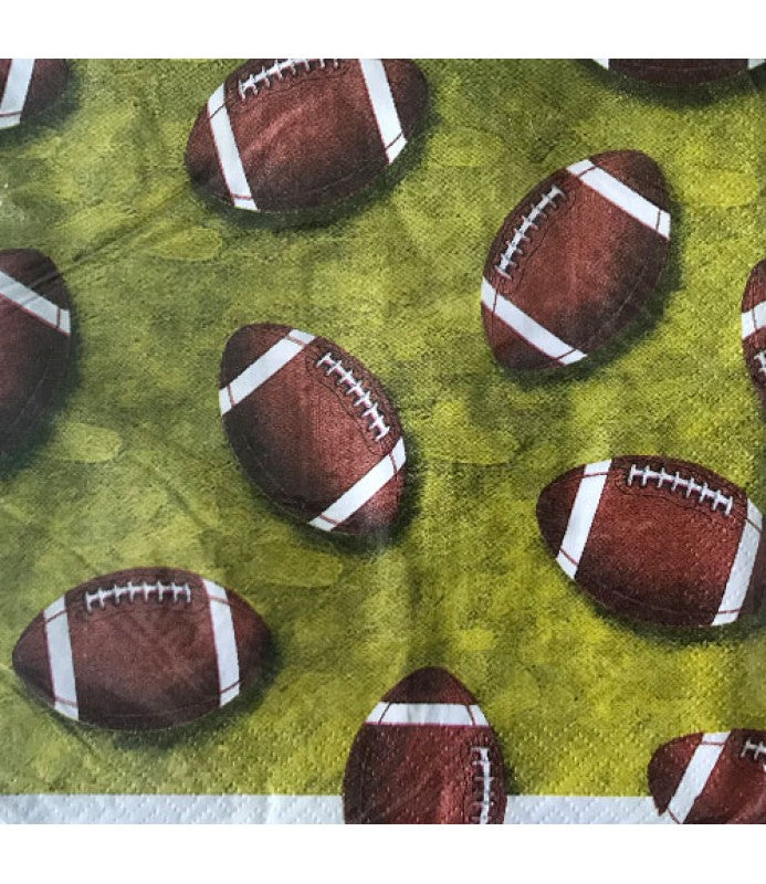 Go Team Football Lunch Napkins 16ct