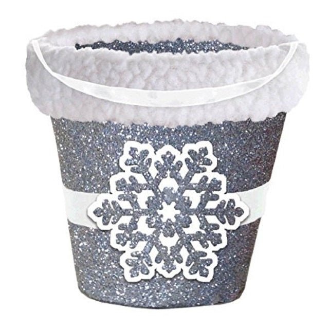 Glitter Bucket - Snowflake