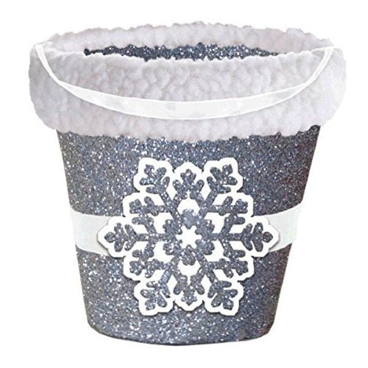 Glitter Bucket - Snowflake