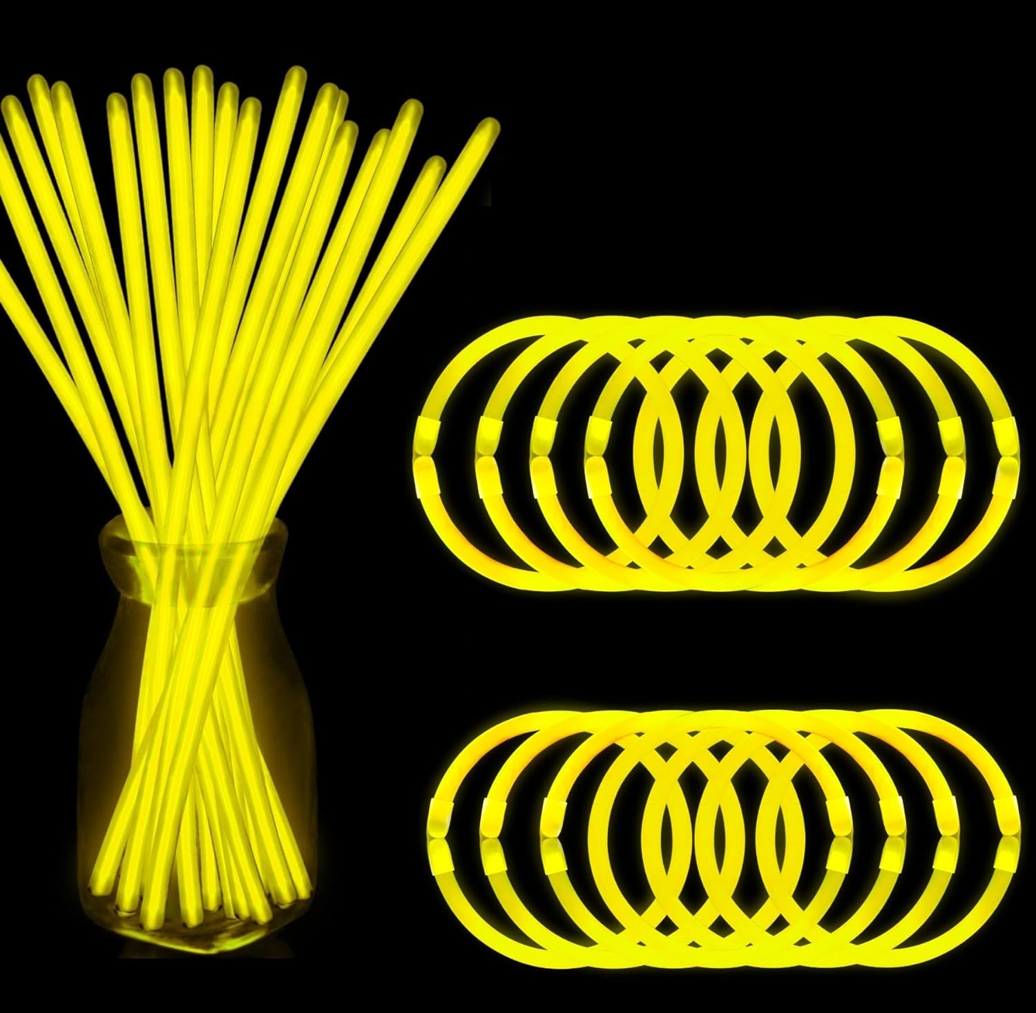 Glow Sticks - Yellow (12ct)
