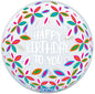 20” Colorful Petals Birthday Sphere