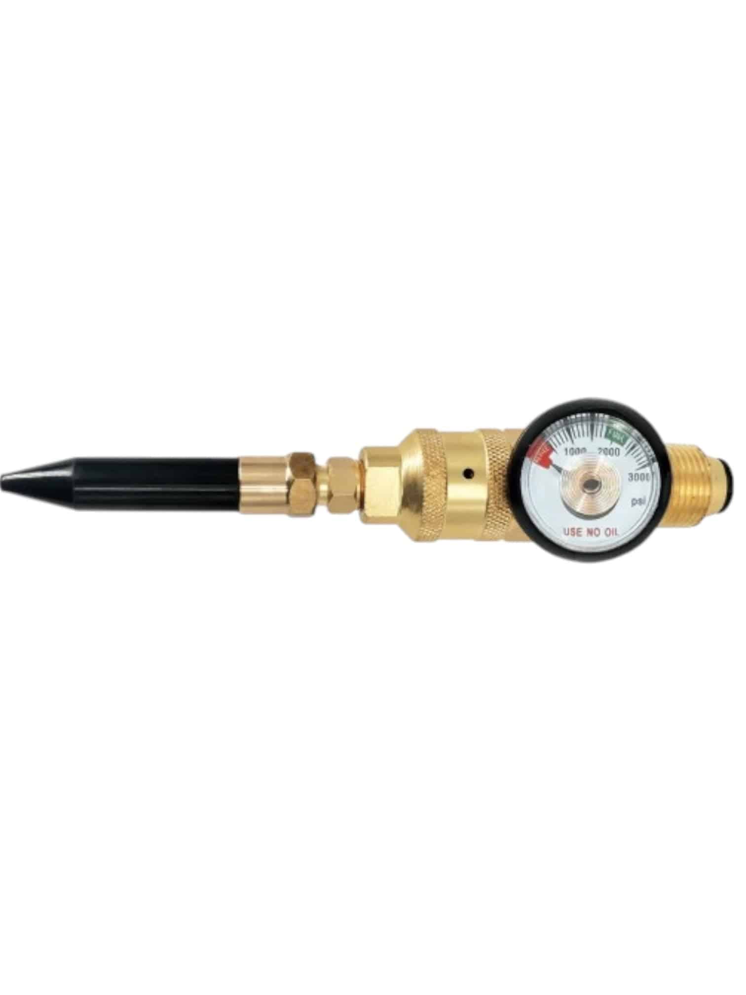 Helium Regulator with Rubber Tip & Gauge