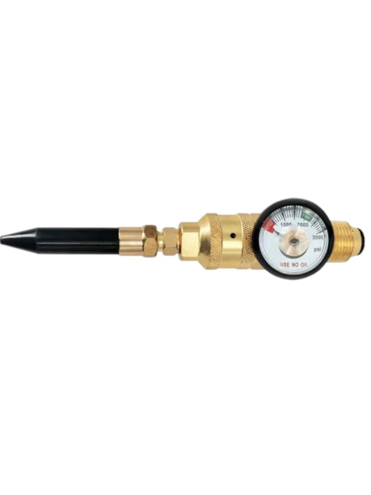 Helium Regulator with Rubber Tip & Gauge
