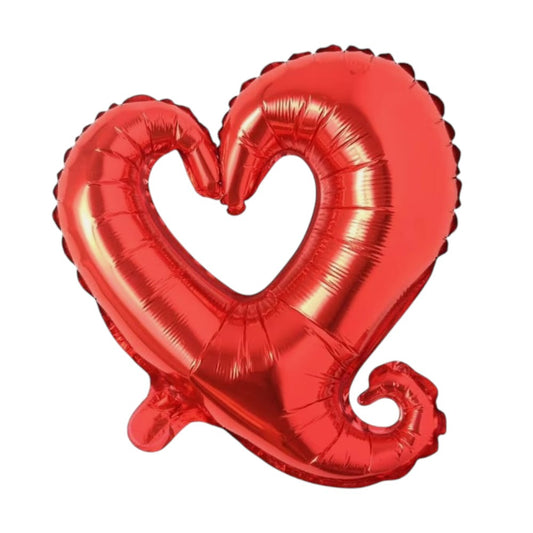 18" Hollow Hook Heart (3ct) - Winner Party