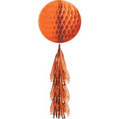 Honeycomb Ball with Tassel Tail