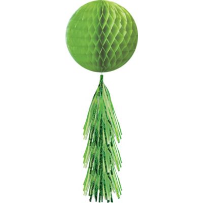 Honeycomb Ball with Tassel Tail