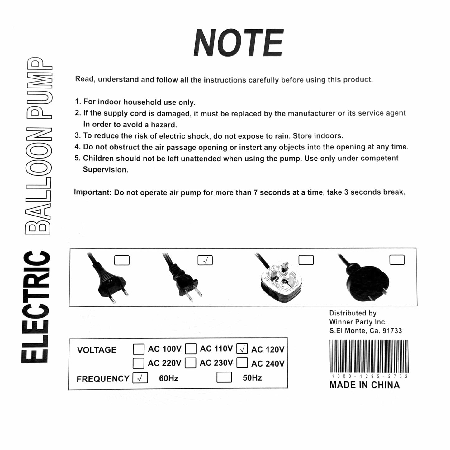 HT - 508 Pro Electric Balloon Pump