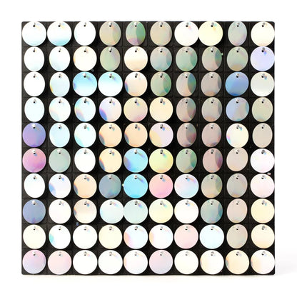 White Iridescent Shimmer/Spangle Wall Decor