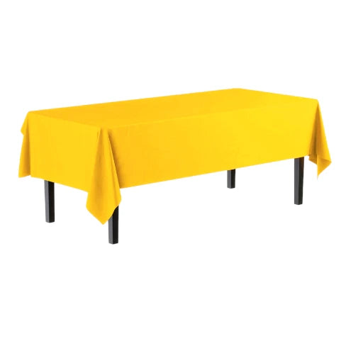 Mantel rectangular de alta resistencia de 108" - Color liso