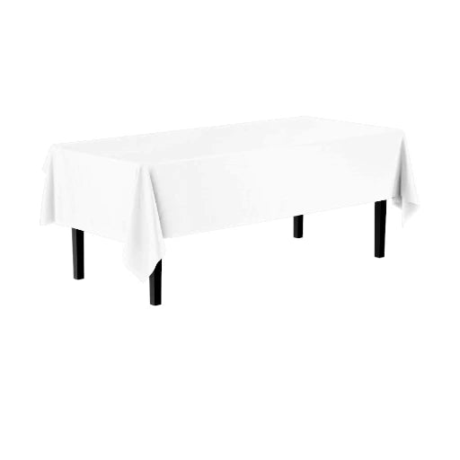 Mantel rectangular de alta resistencia de 108" - Color liso