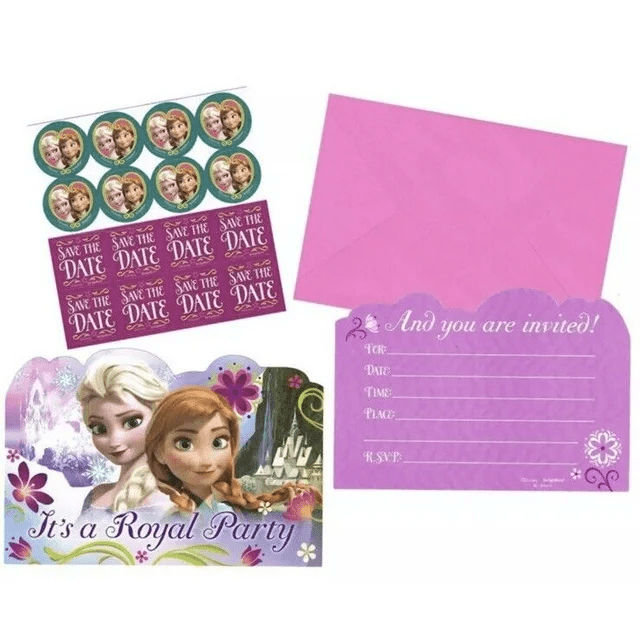 Invitations - Frozen It's a Royal Party (8ct)