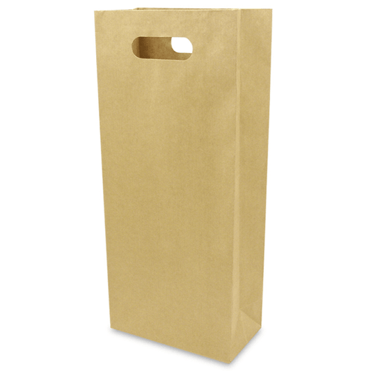 Kraft Bag - Die - Cut Bottle Holder (12ct)