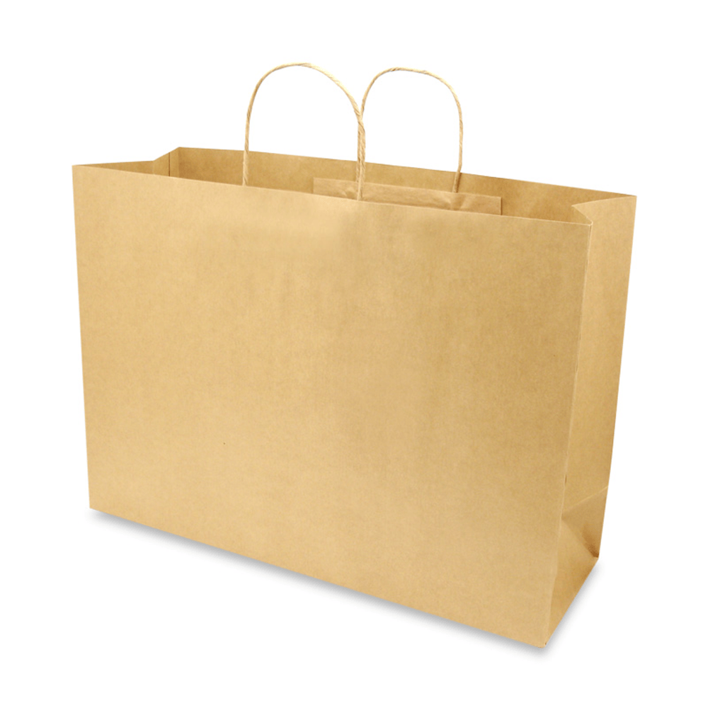Kraft Bag - Large Delivery Handle (12ct)