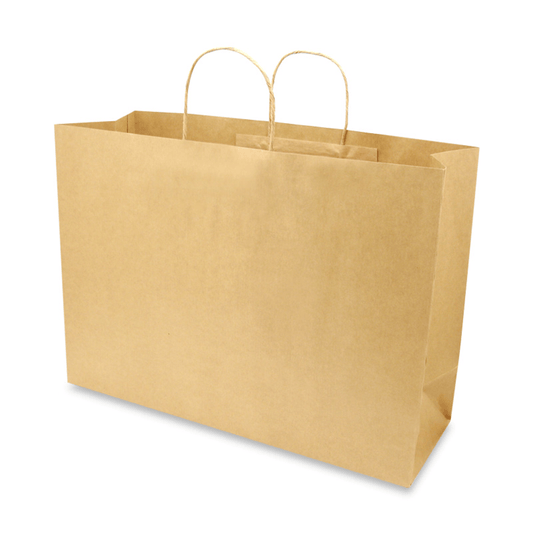 Kraft Bag - Large Delivery Handle (12ct)