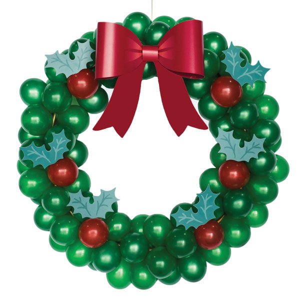 Latex Balloon Wreath Kit - Christmas