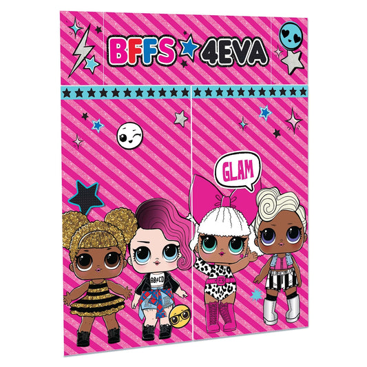 LOL Surprise, together 4 Eva! Scene Setters® Wall Decorating Kit - Amscan