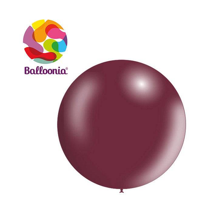Metallic Burgundy Latex - Balloonia