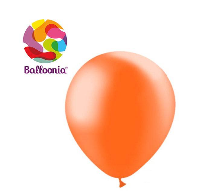 Metallic Orange Latex - Balloonia