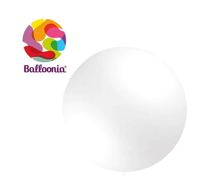 Metallic White Latex - Balloonia