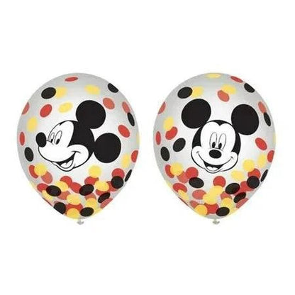 Mickey Mouse Forever Latex Confetti Balloons 3ct - Amscan