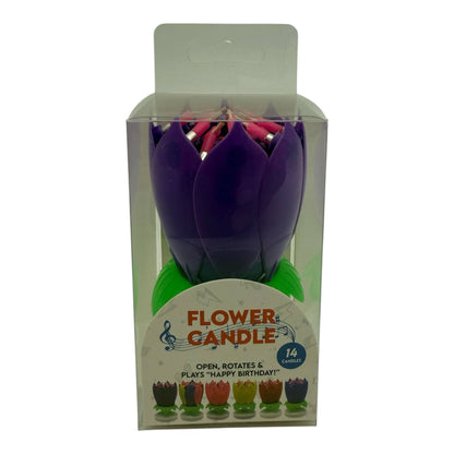 Musical Flower Candle 1ct - Winner Party