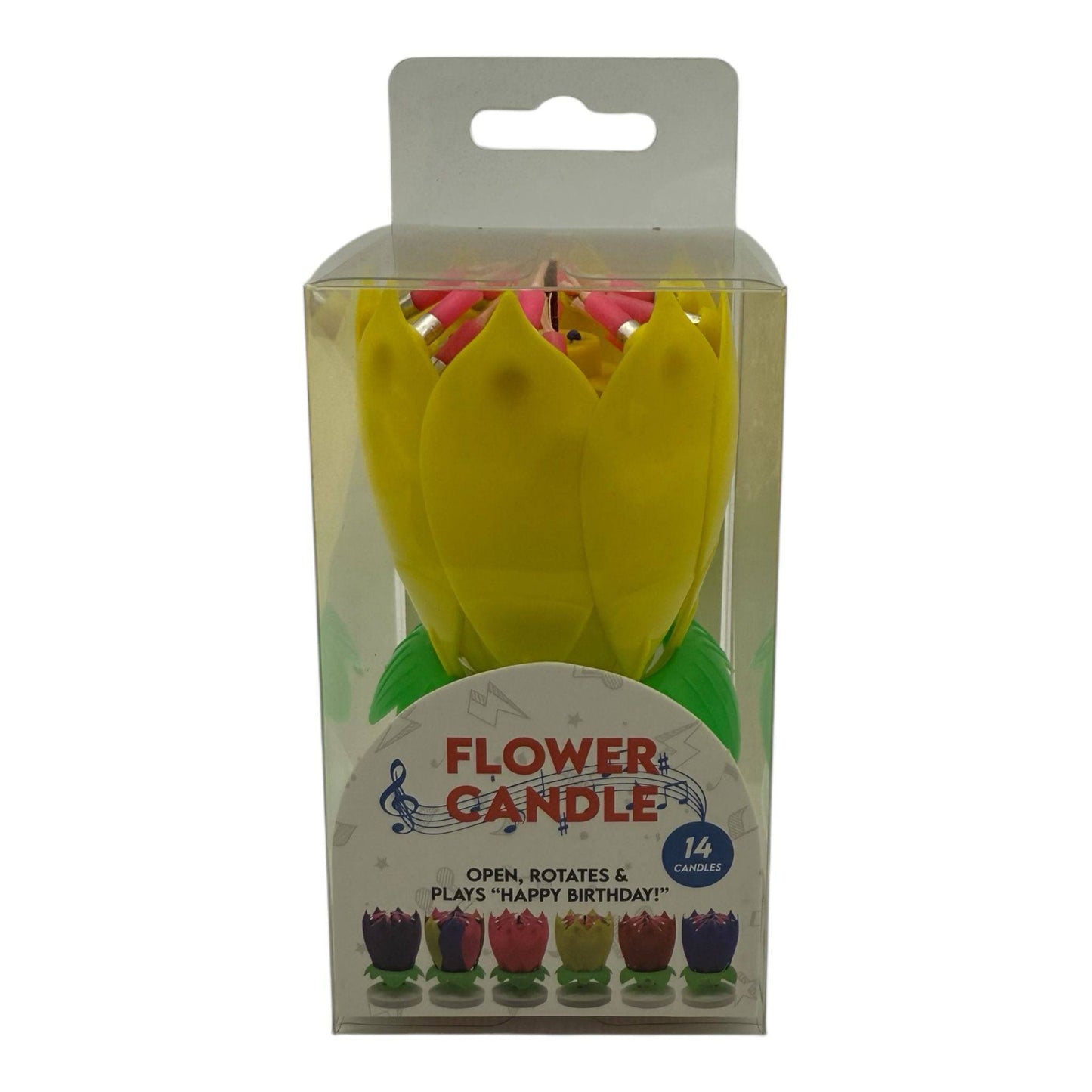 Musical Flower Candle 1ct - Winner Party
