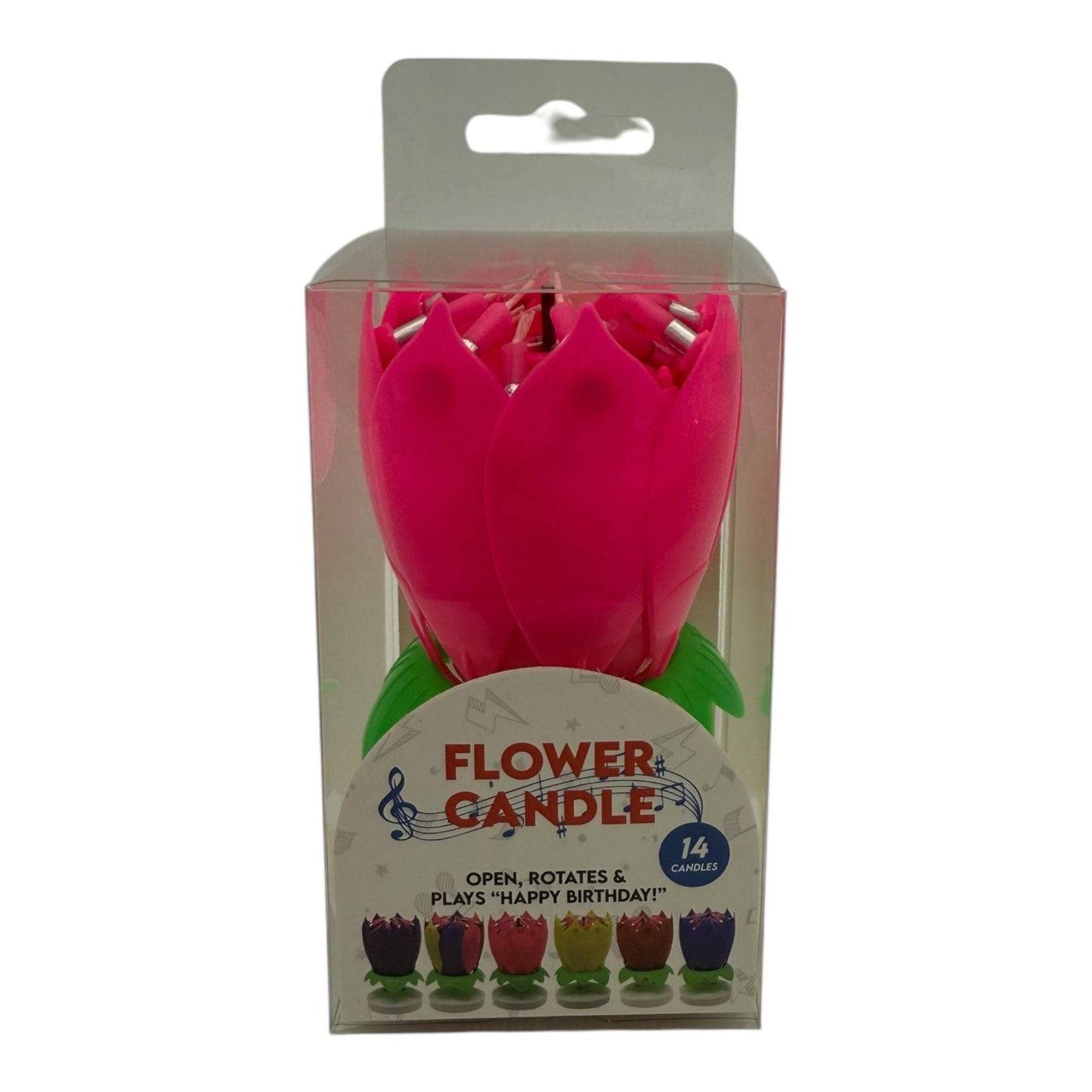 Musical Flower Candle 1ct - Winner Party