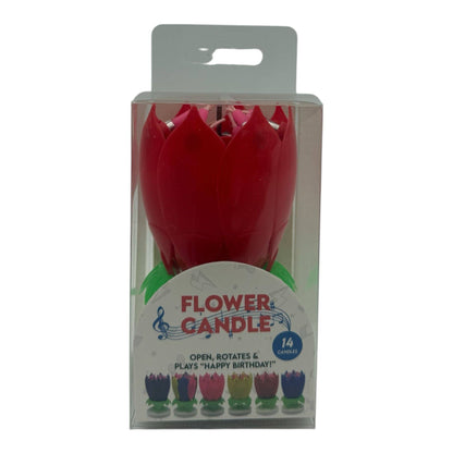 Musical Flower Candle 1ct - Winner Party