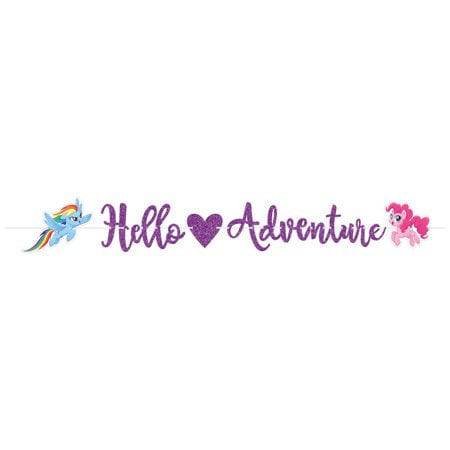 My Little Pony Friendship Adventures Glitter Banner 12ft - Amscan
