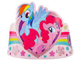My Little Pony Paper Tiaras 8ct - Amscan