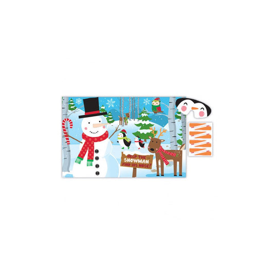 Party Game - Pin - the - Nose on the Snowman