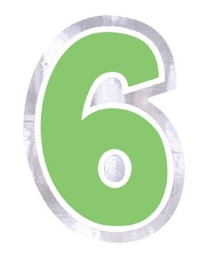 PERSONALIZED NUMBER '6' 48PKG