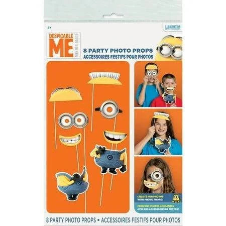 Photo Booth Props - Despicable Me (8ct)