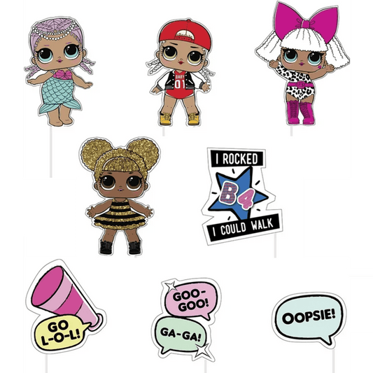 Photo Booth Props - LOL Surprise (8ct)