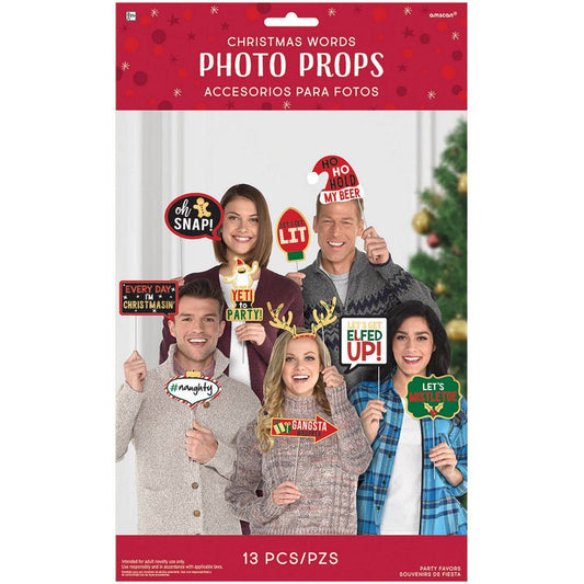Photo Prop Set - Christmas Words (13ct)