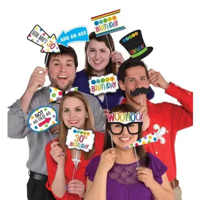 Photo Props - Rainbow Birthday (13ct)